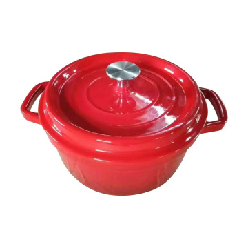 Round Shape Enamel Cast Iron Dutch Oven